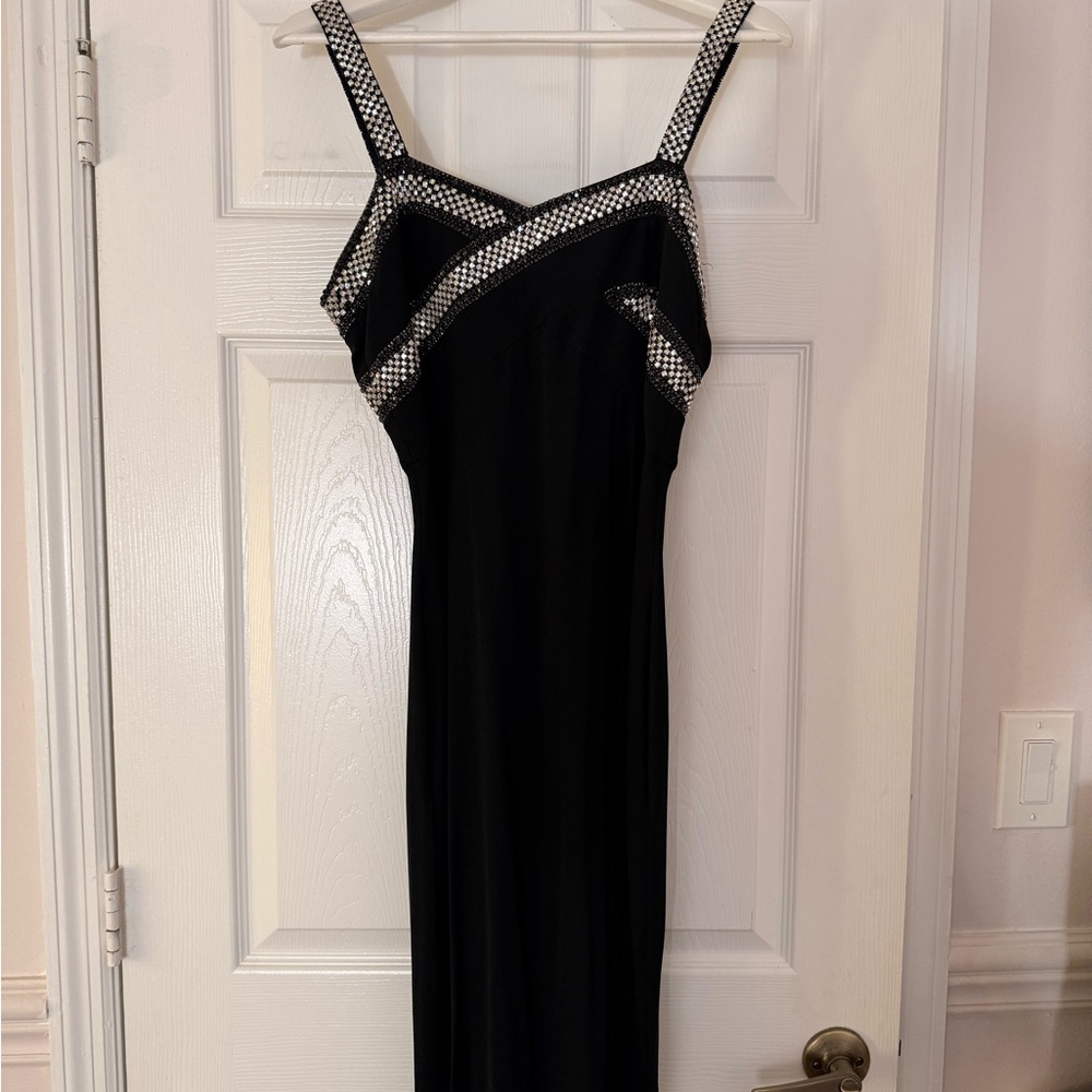 Giorgio Armani Black with Rhinestones Dress